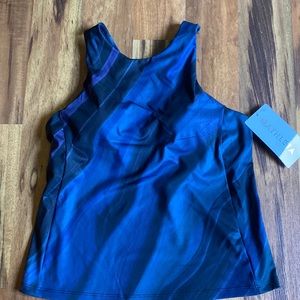 NWT lightening print support top